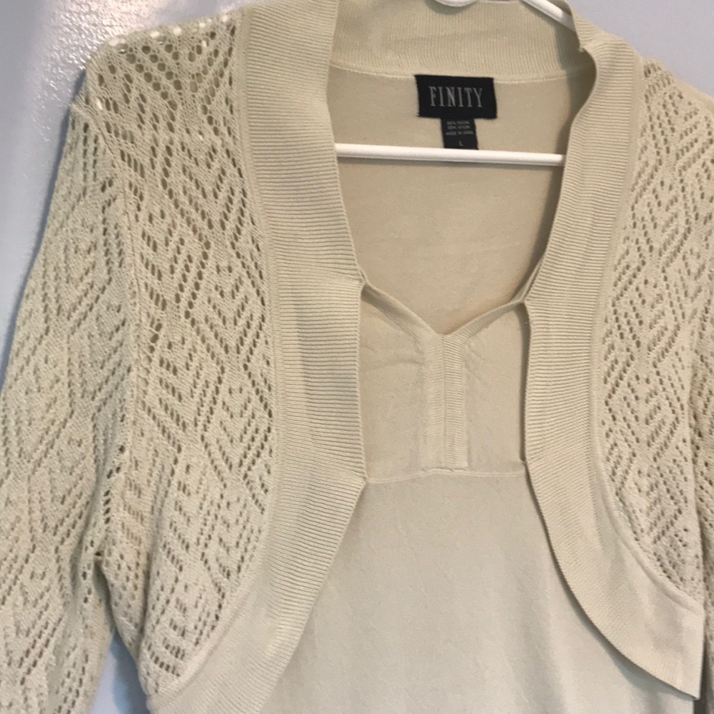 Wheat Colored Boho Sweater